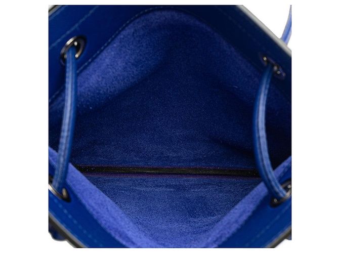 Borsa a Spalla Aline Mini Swift di Hermès Blu - vista 6