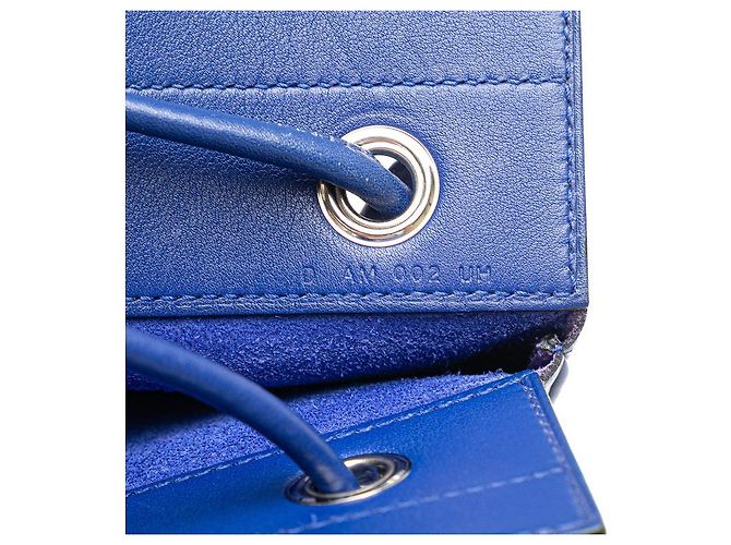Borsa a Spalla Aline Mini Swift di Hermès Blu - vista 9