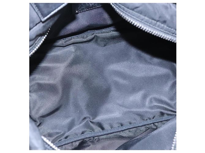 Prada Tote Duplo Conversível Tessuto Pequeno Azul marinho - vista 5