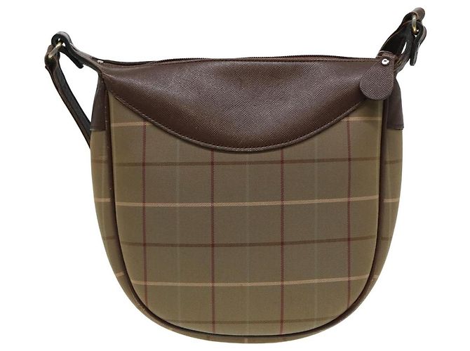 Burberry Nova check Canvas and Leather Beige - vista 2