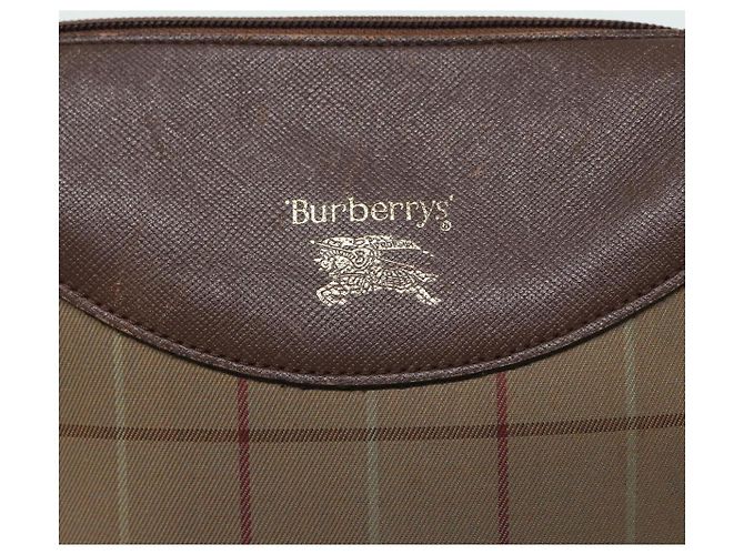 Burberry Nova check Canvas and Leather Beige - vista 6