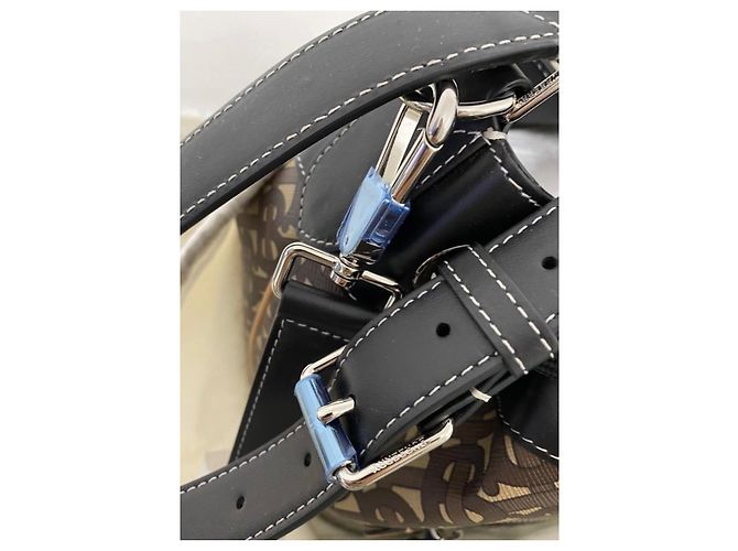 Borsa a secchiello Burberry TB CHESTERTON nuova con etichette Marrone - vista 10