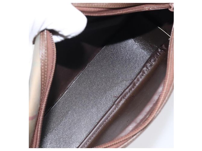 Burberry Nova check Canvas and Leather Beige - vista 5