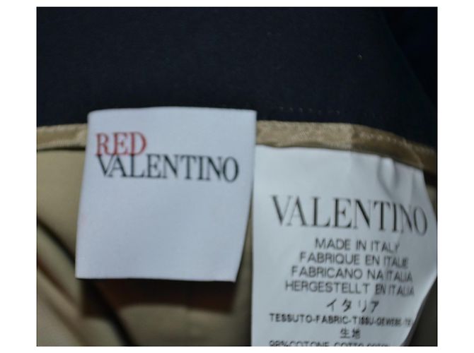 Minifalda Red Valentino Garavani de algodón beige - vista 4