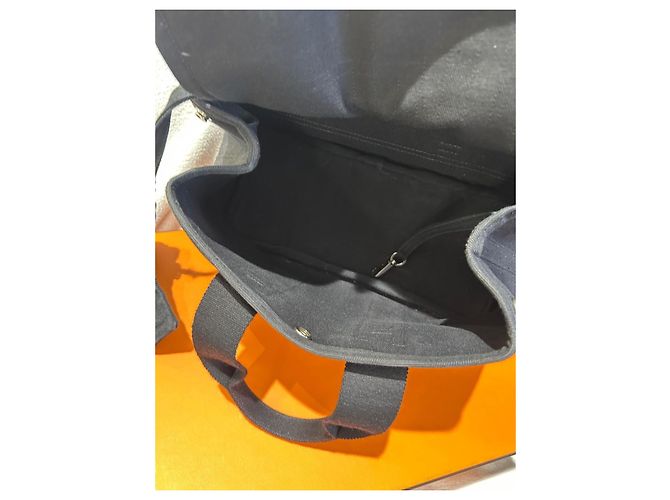 Valparaiso Borsa Hermès Val Paradiso Nera in Tela Nero - vista 7