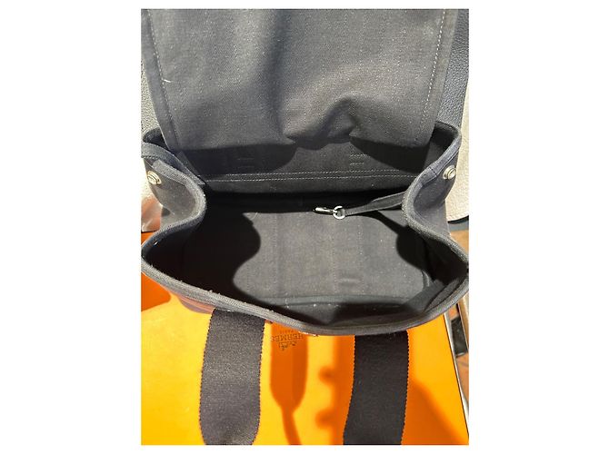 Valparaiso Borsa Hermès Val Paradiso Nera in Tela Nero - vista 8