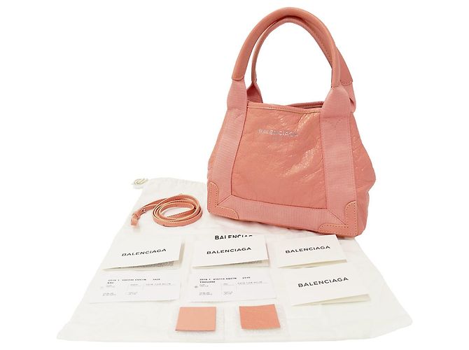 Borsa in pelle rosa salmone Balenciaga - vista 6