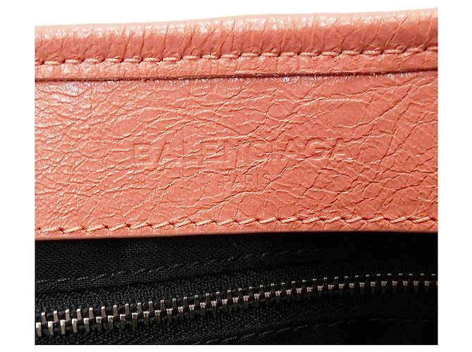 Borsa in pelle rosa salmone Balenciaga - vista 8