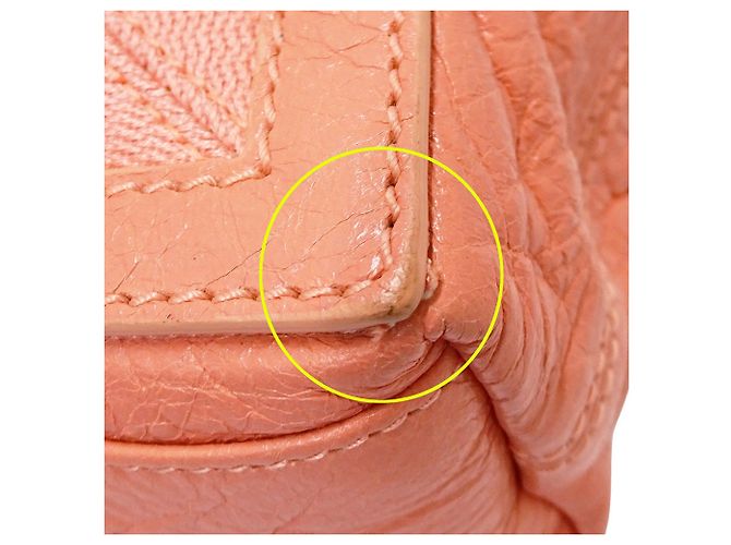 Borsa in pelle rosa salmone Balenciaga - vista 9