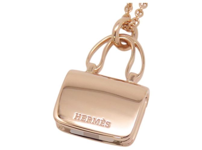 Collar Péndulo Amulette Constance de Hermès Dorado - vista 9