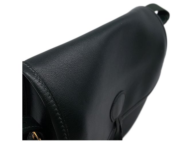 Duffle Hermès Borsa a spalla in pelle di vitello verde Hermes - vista 9