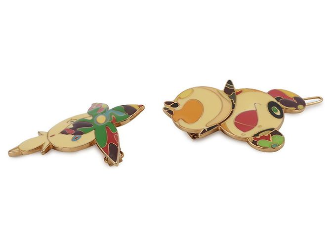 Set di fermagli Louis Vuitton Multicolore D'oro - vista 2
