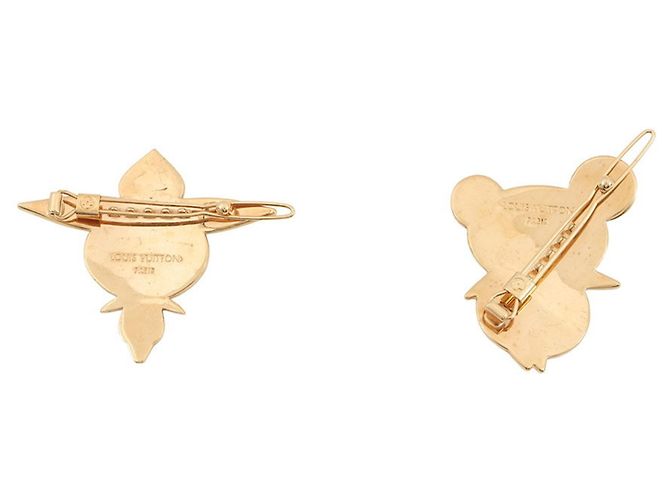 Set di fermagli Louis Vuitton Multicolore D'oro - vista 3