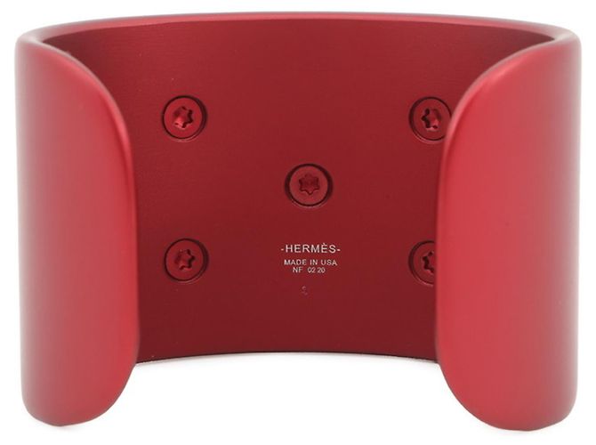 Bracciale Charm Collier de Chien Hermès Rosso - vista 3