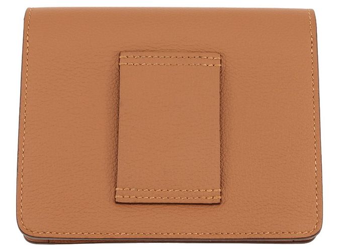 Monedero Roulis Reli Verso de Hermès Beige Verde claro - vista 3