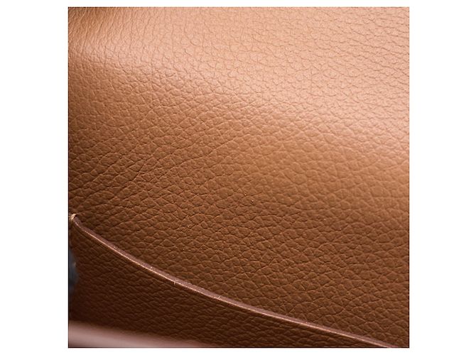 Monedero Roulis Reli Verso de Hermès Beige Verde claro - vista 8