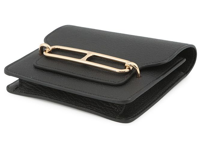 Roulis Monedero de cabra Mysore negro de Hermès - vista 2