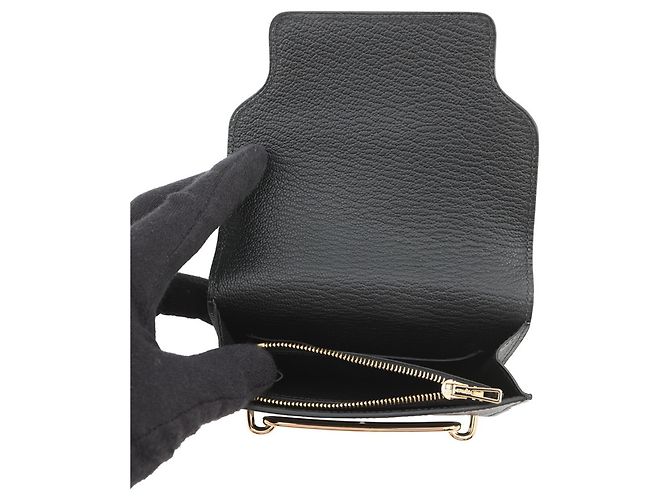 Roulis Monedero de cabra Mysore negro de Hermès - vista 5