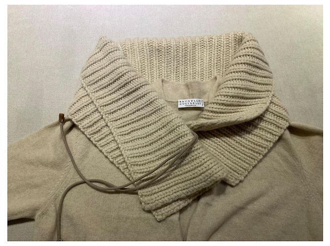 Brunello Cucinelli Cardigan de cachemira beige Negro - vista 2