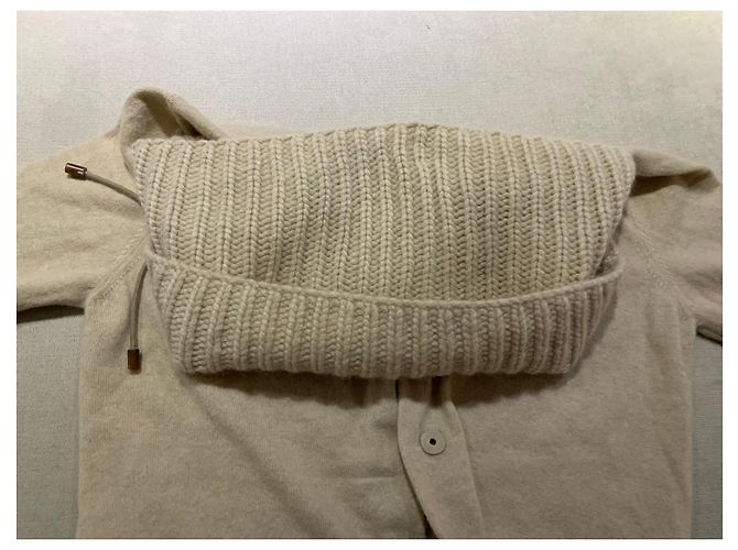 Brunello Cucinelli Cardigan de cachemira beige Negro - vista 3