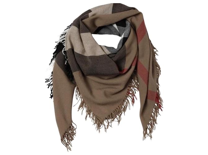SCARF DONNA BURBERRY Cammello - vista 2
