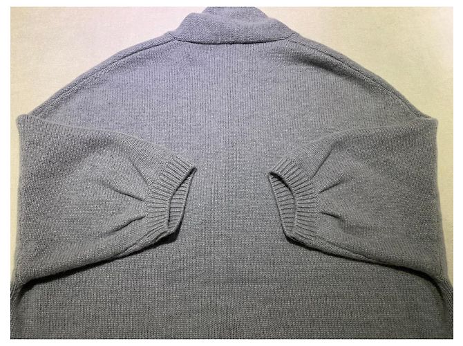 Brunello Cucinelli Grauer Cashmere-Cardigan Weiß Blau - Ansicht 15