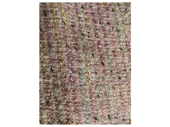 Autre Marque Tweed-Jacke und Rock-Set in Rosa Pink Mehrfarben - Ansicht 5