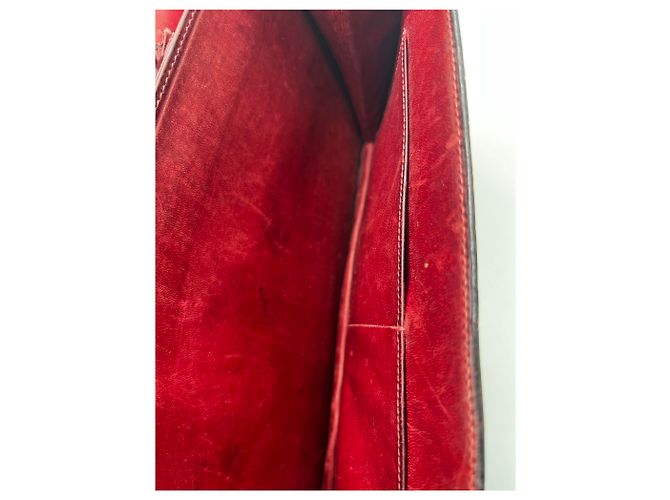 Hermès Bolsa de Ombro Cordeliere Crocodilo Hermes Bordeaux - vista 4