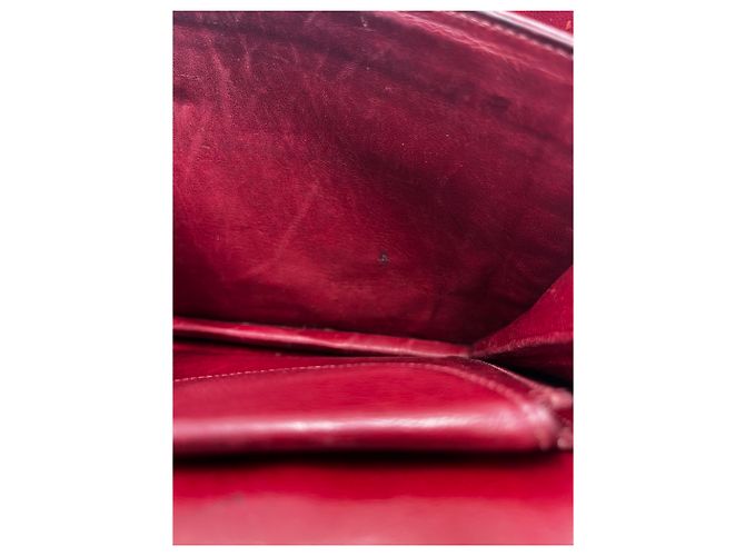 Hermès Bolsa de Ombro Cordeliere Crocodilo Hermes Bordeaux - vista 5