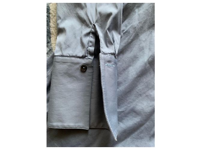 Autre Marque Camicetta Walter Voulaz con Ruches Grigio - vista 2