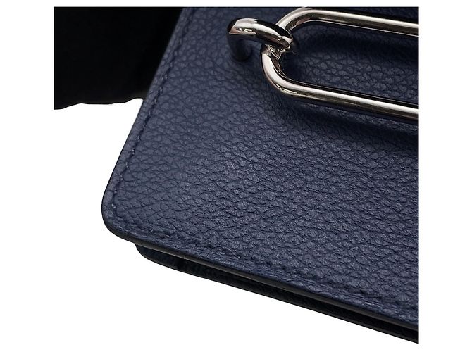 Monedero Roulis Verso de Hermès Azul - vista 7