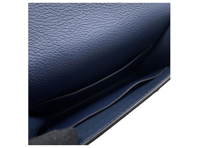 Monedero Roulis Verso de Hermès Azul - vista 8
