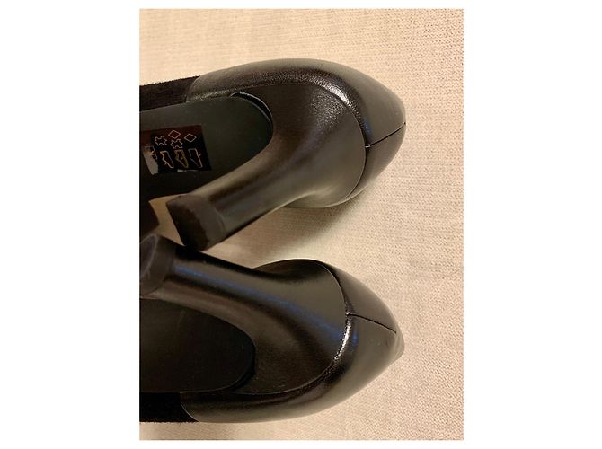 Geox schwarze Leder High Heels - Ansicht 5
