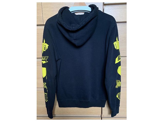Autre Marque Moletom preto com estampas amarelas - vista 2