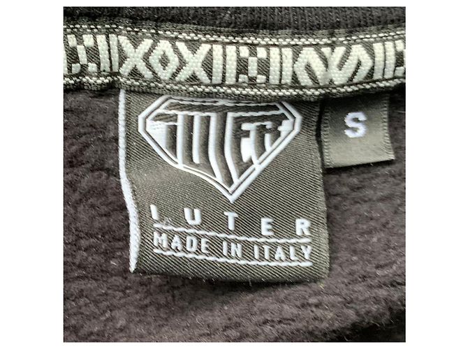Autre Marque Moletom preto com estampas amarelas - vista 3