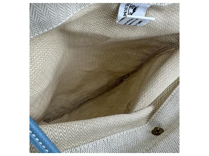 Hermès Borsa a Spalla HERMES Aline PM Blu Beige - vista 5
