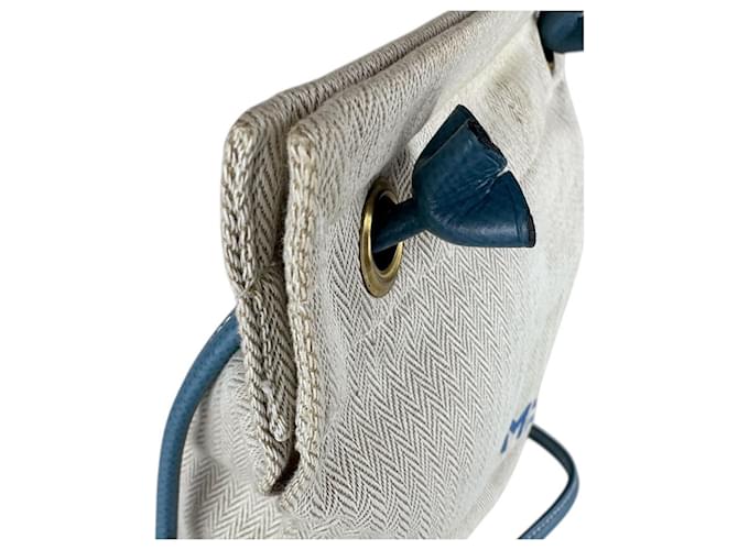 Hermès Borsa a Spalla HERMES Aline PM Blu Beige - vista 6