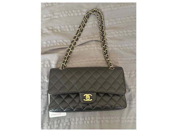 Borsa a mano Chanel Classic Flap in pelle nera Nero - vista 2