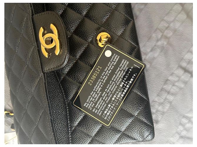 Borsa a mano Chanel Classic Flap in pelle nera Nero - vista 7