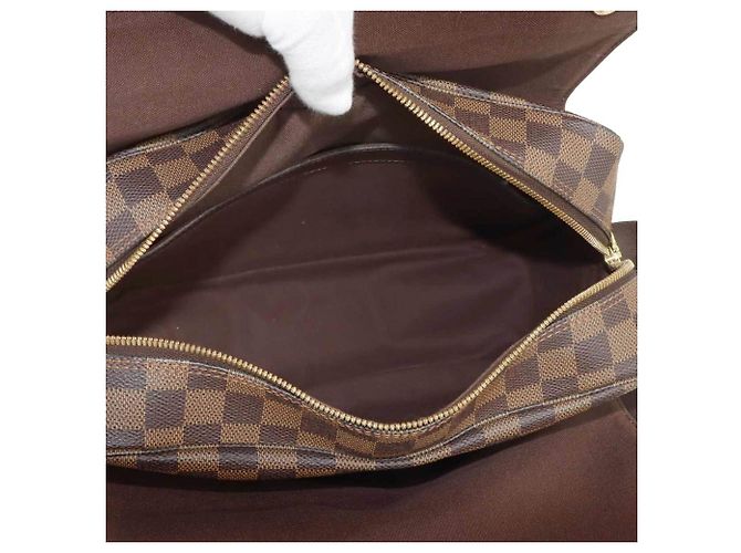 Bolso de hombro Damier Naviglio Louis Vuitton Castaño Damier ebene - vista 6
