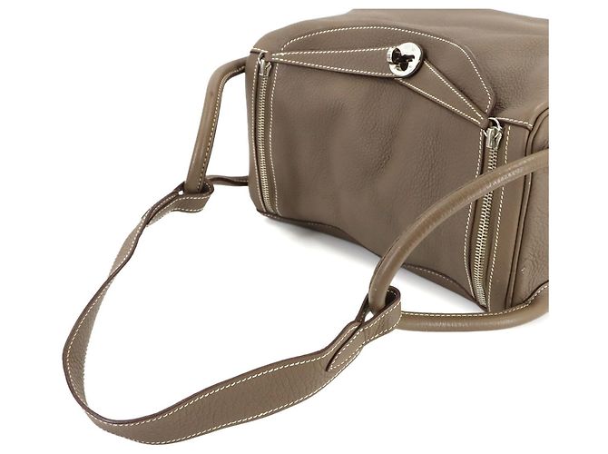 Borsa Hermès Lindy 30 in Grigio Etoupe Taupe - vista 4