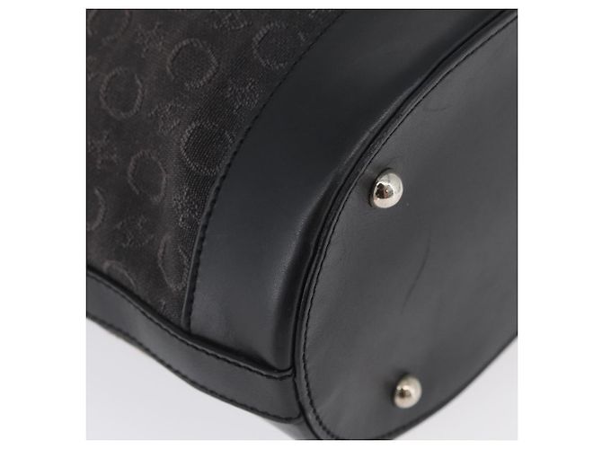 Céline CELINE C Macadam Canvas Tote Bag Schwarz Silber Auth 174445 - Ansicht 15