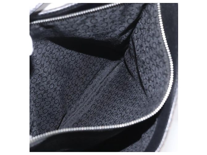 Céline CELINE C Macadam Canvas Tote Bag Schwarz Silber Auth 174445 - Ansicht 23