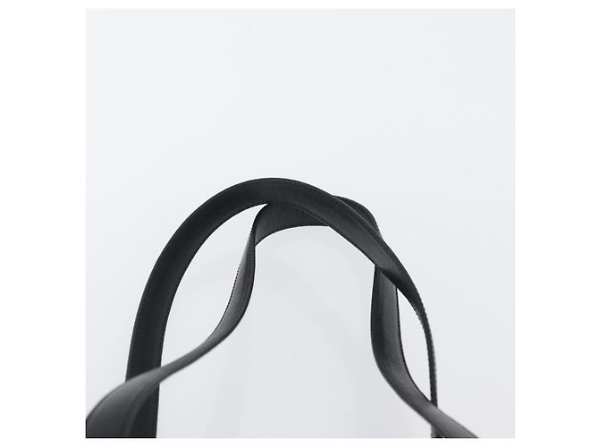 Céline CELINE C Macadam Canvas Tote Bag Schwarz Silber Auth 174445 - Ansicht 8