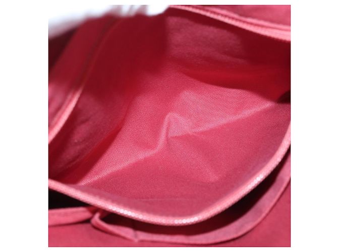 Borsa a mano Gancini in pelle rossa e oro Auth ARZ035A di Salvatore Ferragamo Rosso D'oro - vista 20