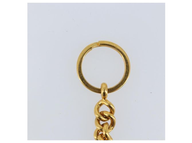 Llave CHANEL COCO de metal dorado CC Auth LNZ859V - vista 3
