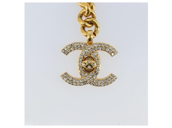 Llave CHANEL COCO de metal dorado CC Auth LNZ859V - vista 5