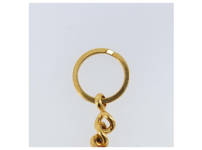 Llave CHANEL COCO de metal dorado CC Auth LNZ859V - vista 7