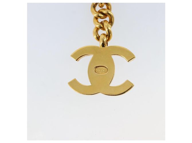 Llave CHANEL COCO de metal dorado CC Auth LNZ859V - vista 9