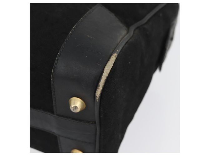 Céline Borsa a mano Celine C Sulky in tela nera e oro Auth ep13854 Nero D'oro - vista 14